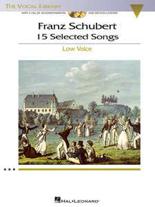 Franz Schubert - 15 Selected Songs (Low Voice)