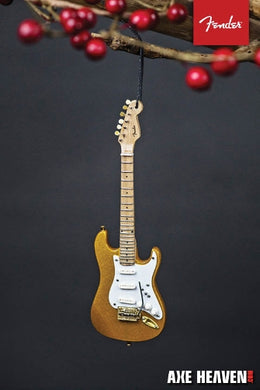 Fender Gold '50s Strat - 6 inch. Holiday Ornament