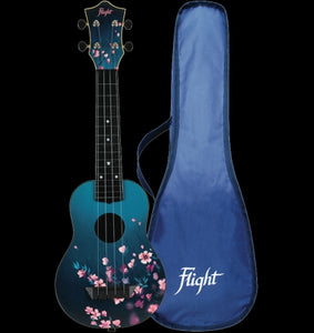 Sakura Soprano Ukulele with Long Neck