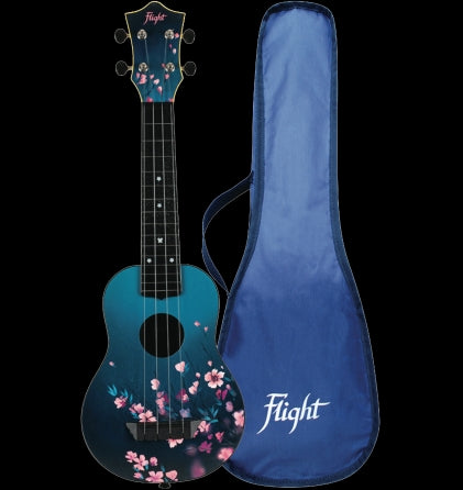 Sakura Soprano Ukulele with Long Neck