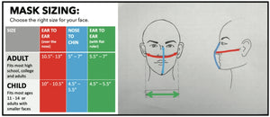 Singer's Mask Youth Size with Elastic Ear Loops