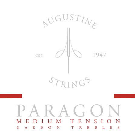 Paragon/Red - Medium Tension Carbon Treble Guitar Strings