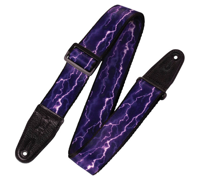 Polyester Guitar Strap - Lightning