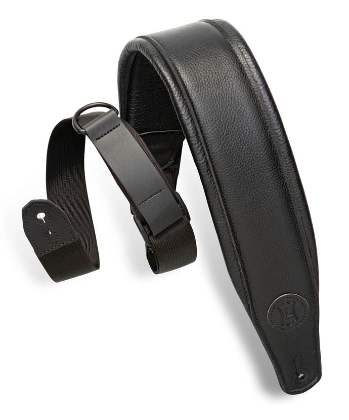 Right Height(TM) Garment Guitar Strap - Black