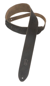 Suede Guitar Strap - Black