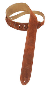 Suede Guitar Strap - Brown