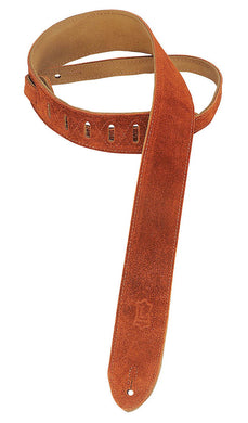 Suede Guitar Strap - Copper