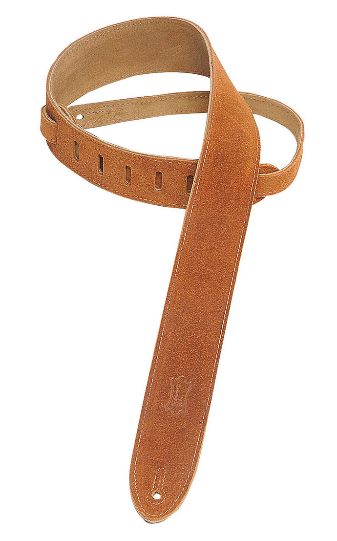 Suede Guitar Strap - Honey