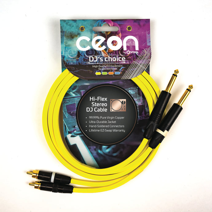 Premium DJ Dual/Mono (Black Light) Cable