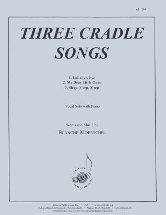 Three Cradle Songs - Moerschel - Voc Solo-pno