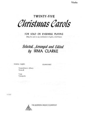 Twenty-Five Christmas Carols - Viola