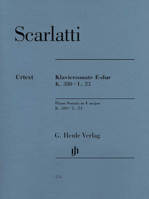 Piano Sonata in E Major, K. 380, L. 23