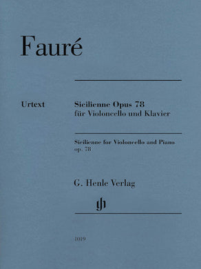 Sicilienne for Violoncello and Piano, Op. 78