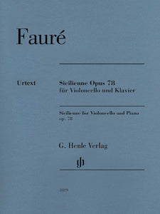 Sicilienne for Violoncello and Piano, Op. 78