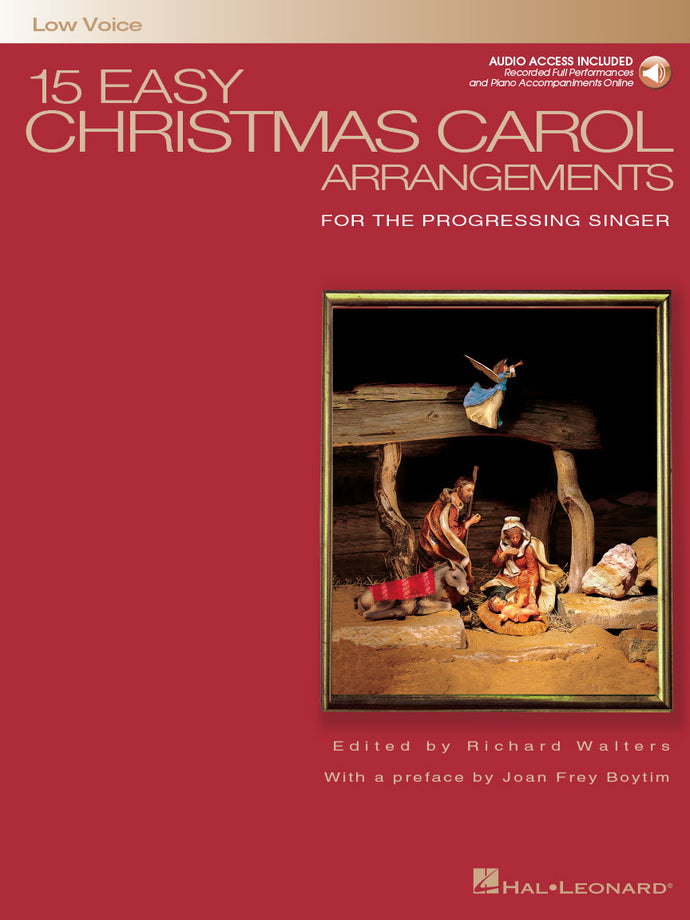 15 Easy Christmas Carol Arrangements - Low Voice